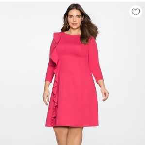 Eloquii Side Ruffle Dress size 14